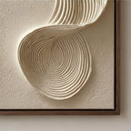 3D textured Art | Flowing Linen Rhythm