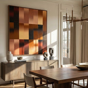 Abstract Art | Golden Field Embrace