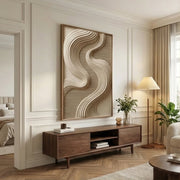 3D-Textured Art | Serene Ribbon Path