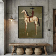 Vintage Americana Art | Olive Solitude