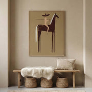 Vintage Americana Art | Geometric Whisper