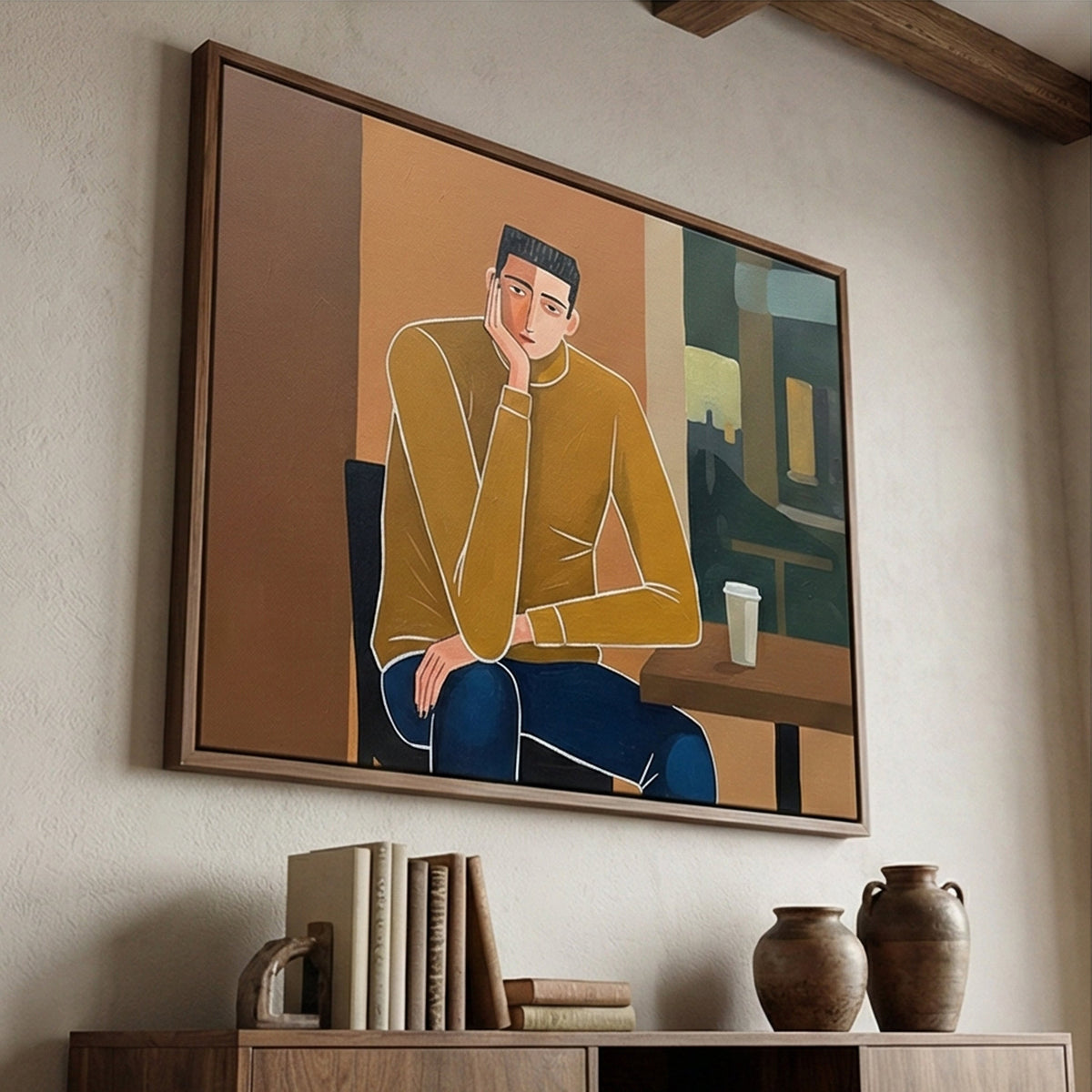 Vintage Americana Art | Quiet Interlude