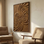 3D textured Art | Triple Vortex
