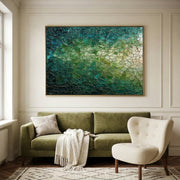 Contemporary Luxe Art | Emerald Kintsugi