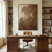 3D textured Art | Flowing Waves