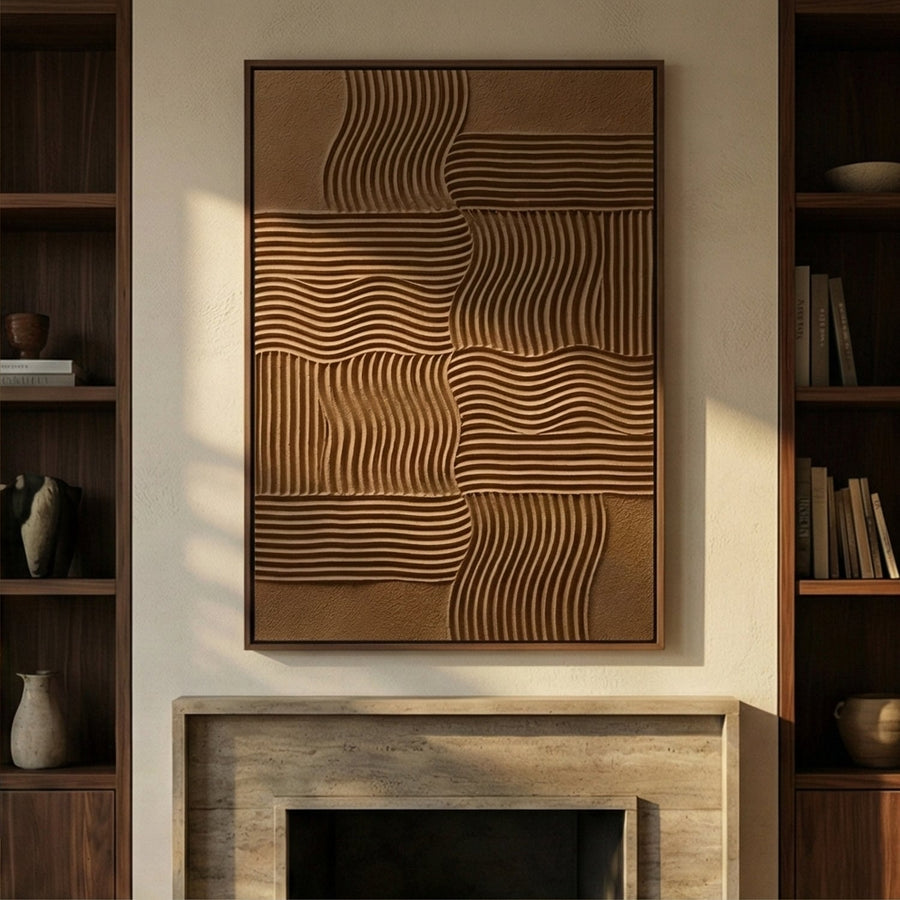 3D textured Art | Woven Waves