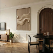 3D-Textured Art | Ivory Drift Line