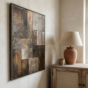 Wabi-Sabi Art | Burnished Earth Mosaic