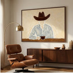 Vintage Americana Art | Morning Solitude