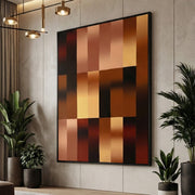 Abstract Art | Golden Field Embrace