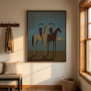 Vintage Americana Art | SunSet Riders