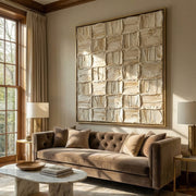 3D textured Art | Cream Rhythm
