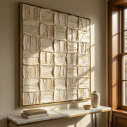 3D textured Art | Cream Rhythm