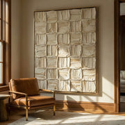 3D textured Art | Cream Rhythm