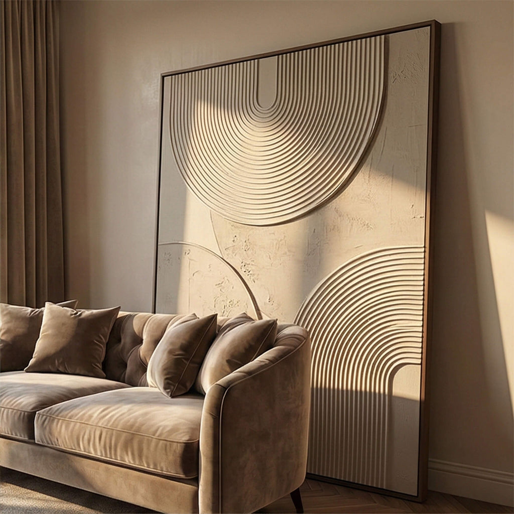 3D textured Art | Shadow Arcs