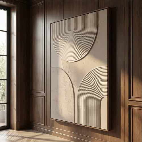 3D textured Art | Shadow Arcs