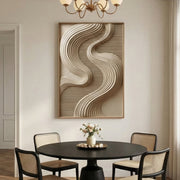 3D-Textured Art | Serene Ribbon Path