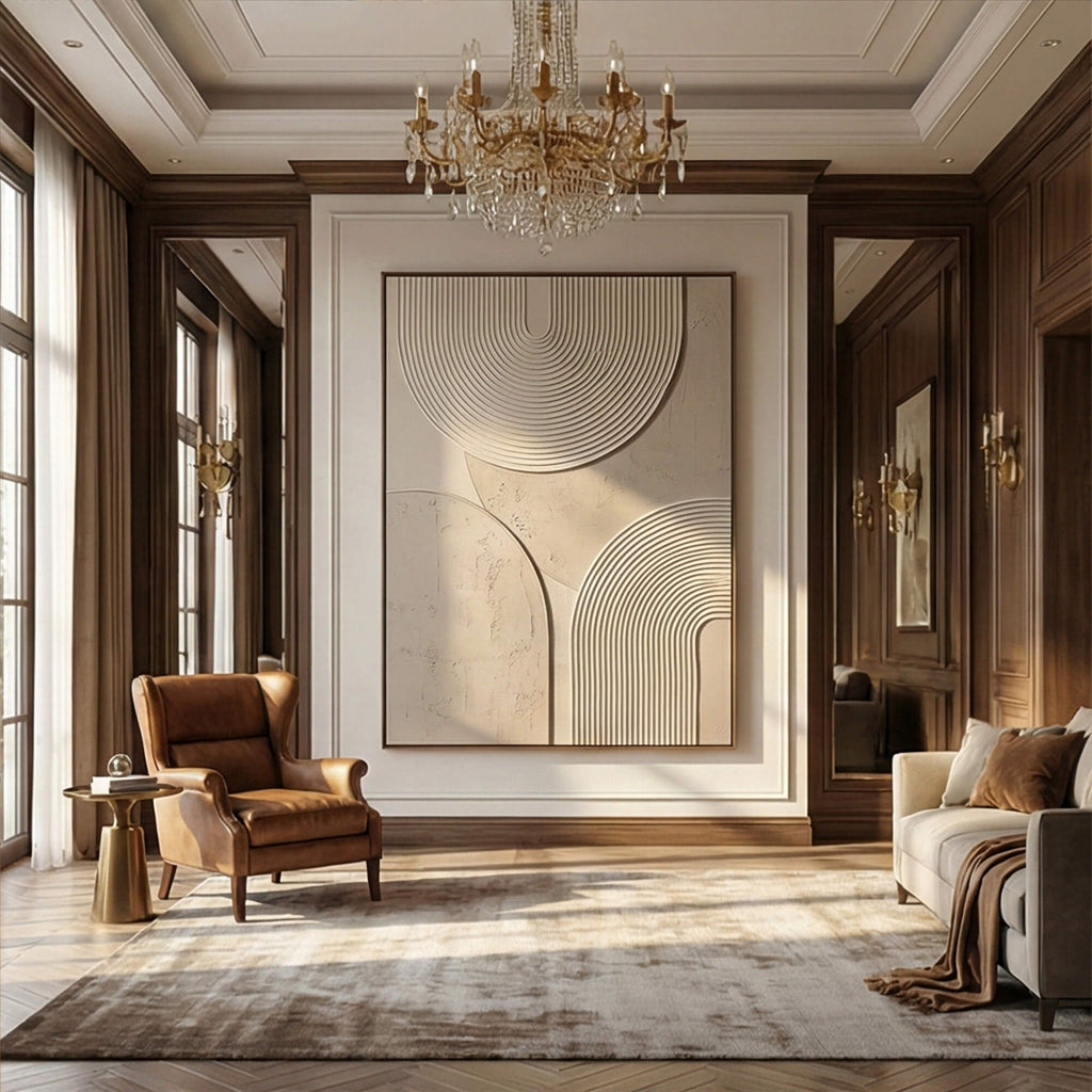 3D textured Art | Shadow Arcs