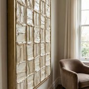 3D textured Art | Cream Rhythm