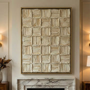 3D textured Art | Cream Rhythm