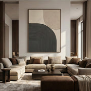 3D textured Art | Gray Arc Shadows