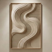 3D-Textured Art | Serene Ribbon Path