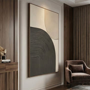 3D textured Art | Gray Arc Shadows