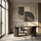 3D textured Art | Gray Geometry