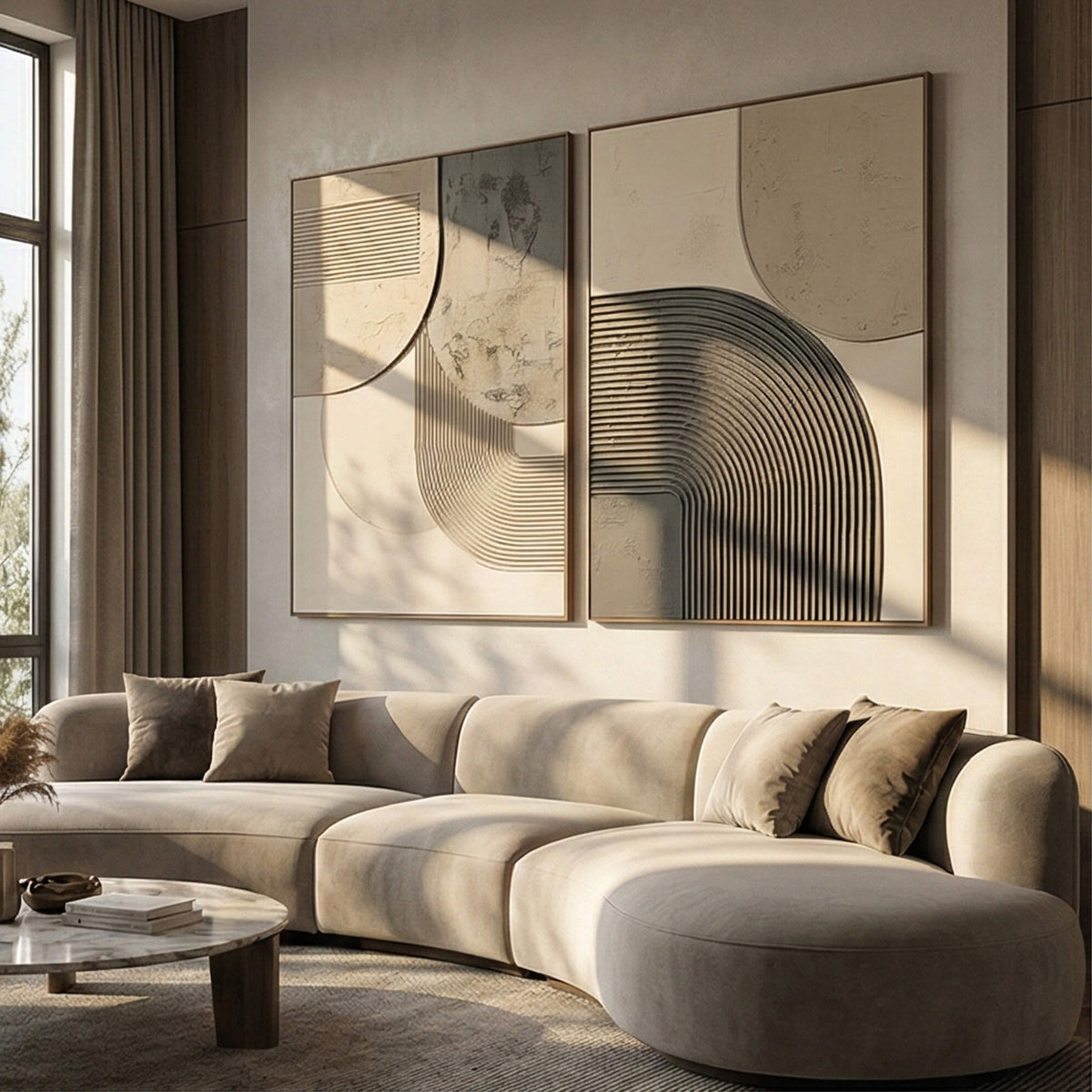 3D textured Art | Gray Geometry