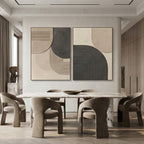 3D textured Art | Gray Geometry