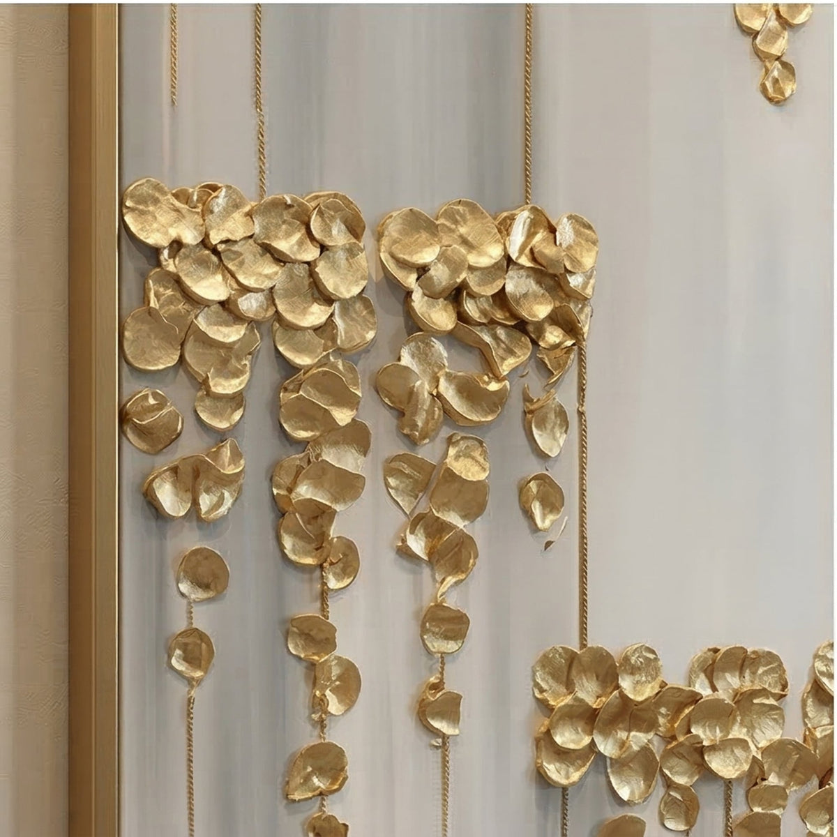 Contemporary Luxe Art | Gilded Cascade Tier