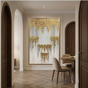 Contemporary Luxe Art | Gilded Cascade Tier
