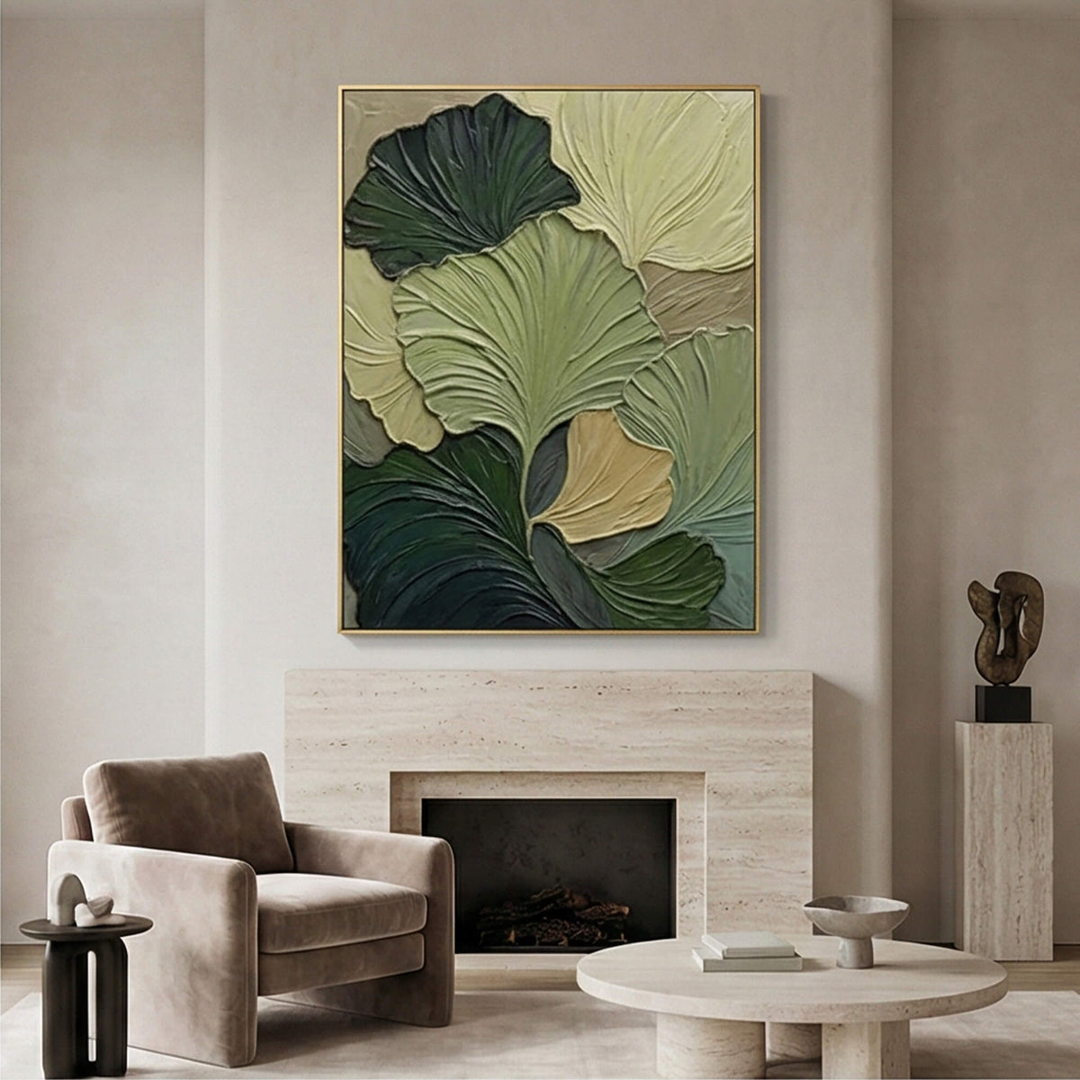 3D textured Art | Botanical Serenity