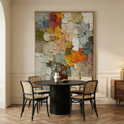 3D textured Art | Patchwork Serenity
