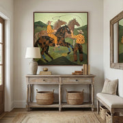 Vintage Americana Art | Lasso Dialogue