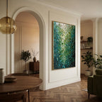 Contemporary Luxe Art | Emerald Kintsugi