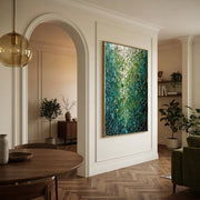 Contemporary Luxe Art | Emerald Kintsugi