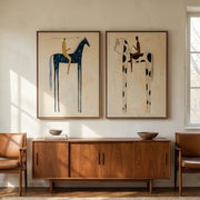 Vintage Americana Art | Twin Nocturnes