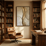 Contemporary Luxe Art | Golden Current Flow