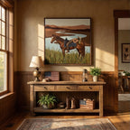 Vintage Americana Art | Riverbend Rest