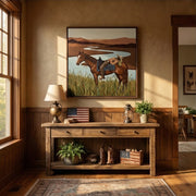 Vintage Americana Art | Riverbend Rest