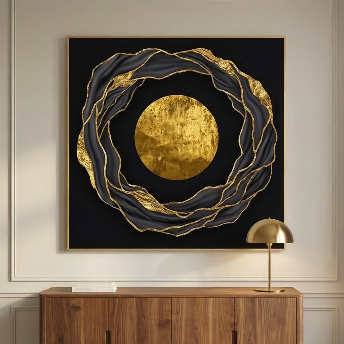 Contemporary Luxe Art | Celestial Orbit