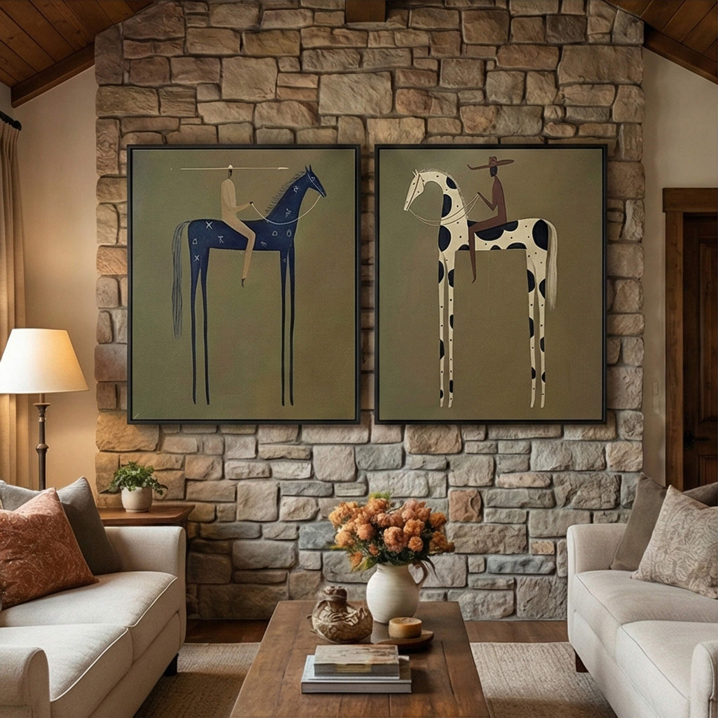 Vintage Americana Art | Tales on Stilts-1