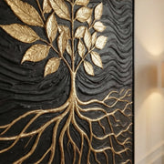 Contemporary Luxe Art | Golden Roots