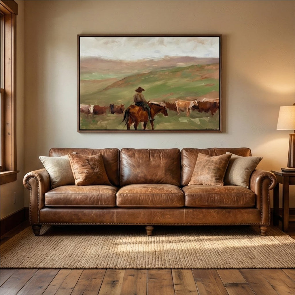 Vintage Americana Art | Prairie Stillness