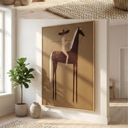 Vintage Americana Art | Geometric Whisper