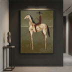 Vintage Americana Art | Olive Solitude