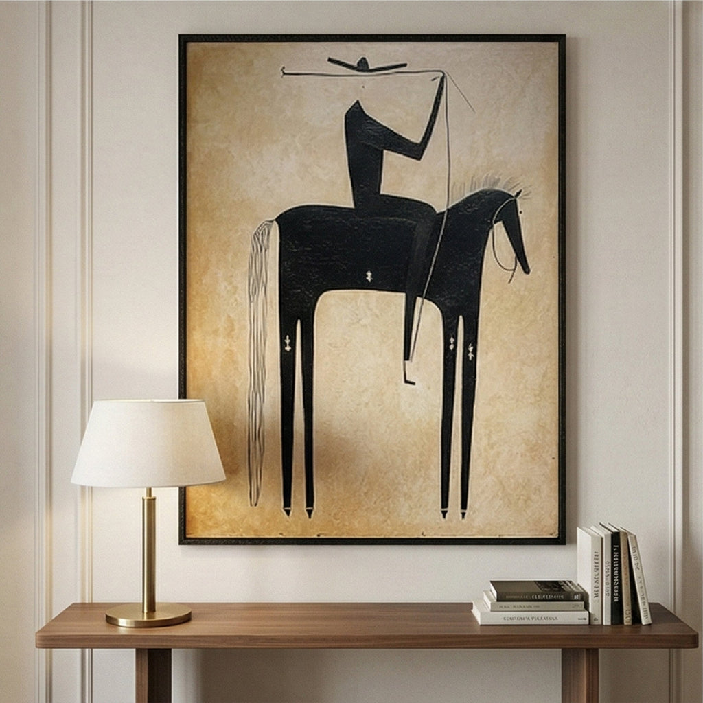 Vintage Americana Art | Silent Sentinel