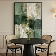 Contemporary Luxe Art | Emerald Interval