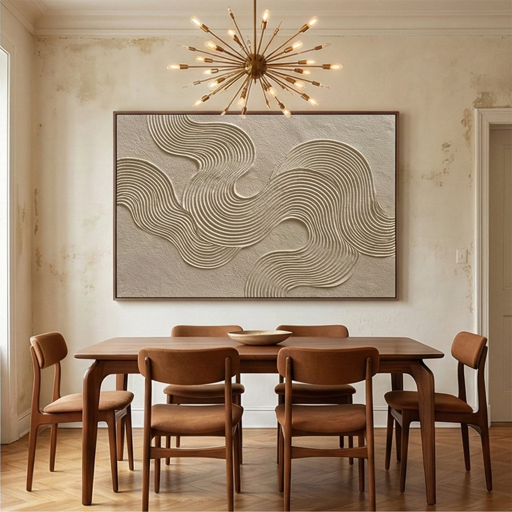 3D textured Art | Zen Ripples